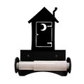 Daphnes Dinnette Outhouse - Toilet Tissue Holder DA2506298